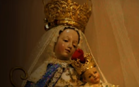 Figura. La escultura que permanece en el monasterio es admirada por creyentes locales y extranjeros.