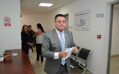 Postulante. Iván Saquicela también es precandidato a la Presidencia de la Corte.