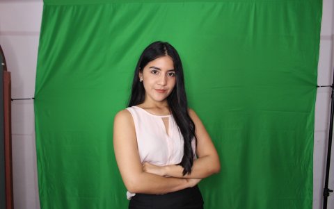 Melanie Larreta, estudiante de la Universidad de Guayaquil