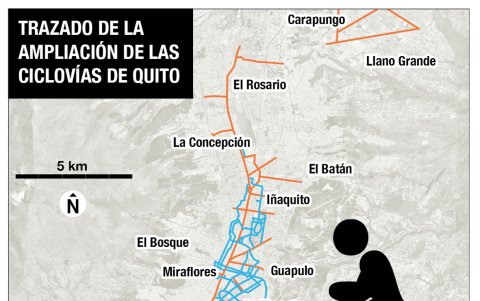 Las ciclovías se extenderán entre este año y el próximo.