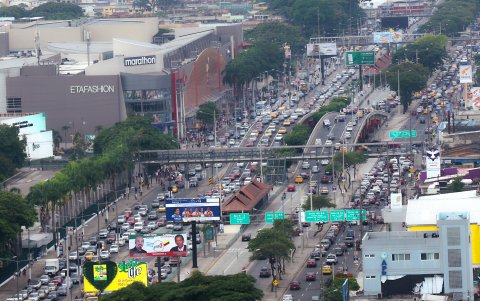 En un sobrevuelo, se pudo observar como se encontraban las calles cerca de Mal del Sol.