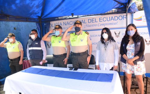 La Policía recientemente dio una capacitación sobre violencia de género con las habitantes del sector.