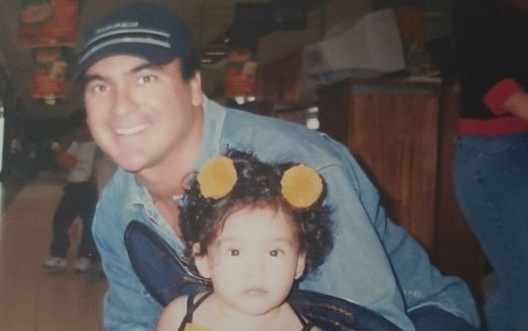 Cuando era una niña.