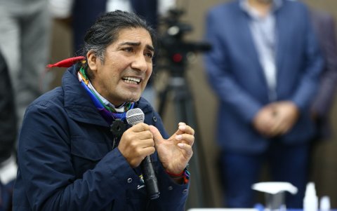 En 2021, Yaku Pérez denuncio fraude. Estaba en la pelea de la segunda vuelta con Guillermo Lasso.