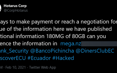 Tuit de Hotarus Corp.