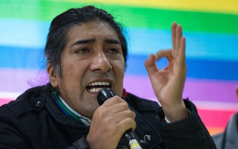 Yaku Pérez fue dirigente del movimiento político indígena ecuatoriano Pachakutik.