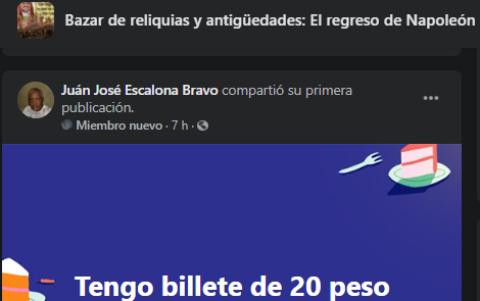 Algunos usuarios confunden el grupo con un grupo real de compra-venta de artculos historicos