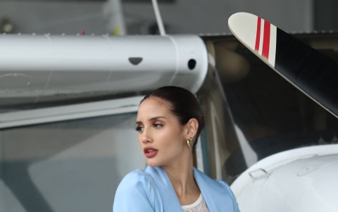 Maga también apuesta por un estilo 'business girl'.