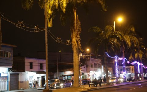 Sector. El árbol navideño está apagado, pero no en los bajos.