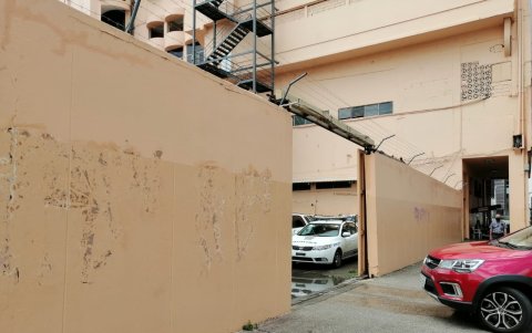 Día Después. Las figuras fueron borradas la mañana de este miércoles.