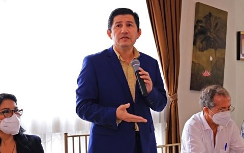 Francisco Morán, candidato a rector  de la Universidad de Guayaquil por la Lista A.