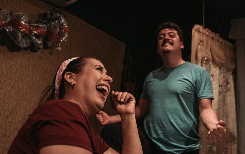 Estrella porno. Esta fue una de las obras presentadas en el Pop Up Teatro Café durante febrero pasado.