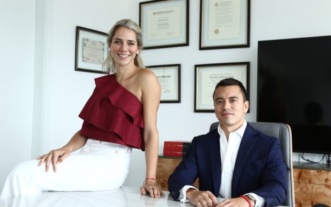 Lavinia Valbonesi y Daniel Noboa llevan más de un año juntos.