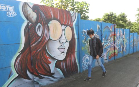 Propuestas. En Samanes y La Pradera diferentes artistas han plasmado sus obras.