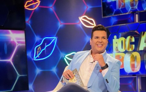 El presentador Miguel Cedeño.