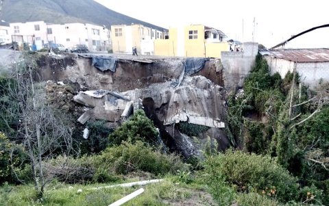 La semana pasada se reportaron cinco colapsos estructurales, el más preocupante de ellos en una casa de Santo Domingo de Conocoto, en el Valle de Los Chillos.