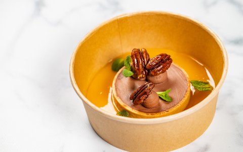 Las tarteletas de chocolate de tofu llevan chocolate semiamargo, entre otros ingredientes.