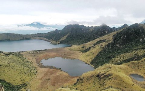 Naturaleza. La laguna de Zhogra, lugar paradisíaco en la parroquia San Gerardo, también tiene su fábula.
