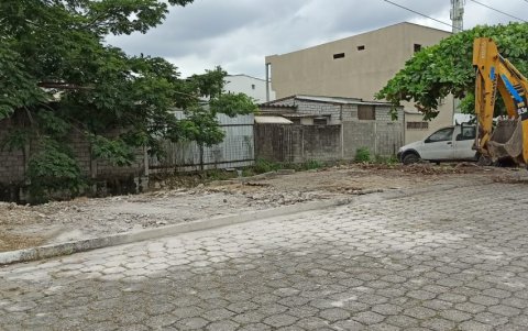 Así quedó el lugar luego de que se haya intervenido el sitio.