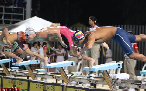 En Buenos Aires, Tomás (d) se impuso en los 200 m combinado con un crono de 2.00.84; y en 400 m estilos en 4.19.92, ambas marcas olímpicas B. La marca A está cerca.