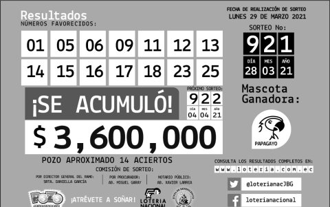 Resultados oficiales.