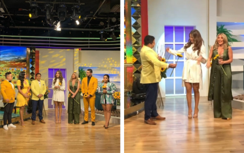 Alejandra lució más repuesta y con un aire espiritual.