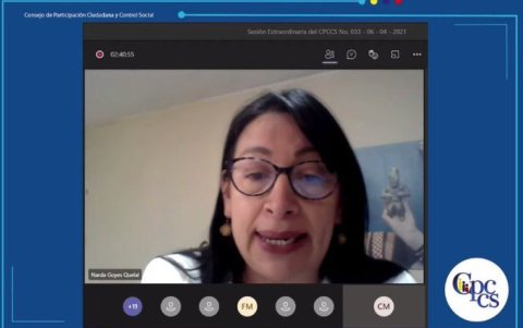 La aspirante Solanda Goyes apunta su propuesta a potenciar la utilización de métodos de resolución de conflictos.