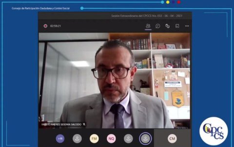 Fausto Segovia inició su propuesta en potenciar al área de citaciones, además de lucha contra la corrupción.