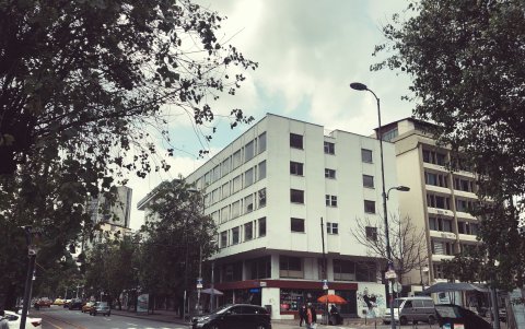 El Ministerio de Relaciones Exteriores funcionaba en este edificio, que actualmente está desocupado.