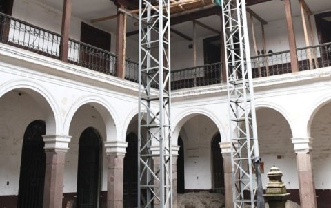 Los andamios de metal serán retirados desde el próximo 24 de mayo.