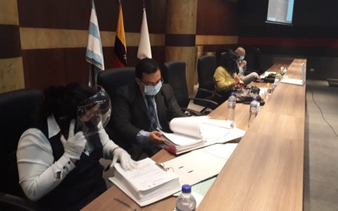 Este martes 13 de abril de 2021, se reinstala la audiencia preparatoria de juicio en el caso de delincuencia organizada.