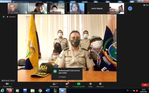 Hoy se conectaron 70 participantes al curso.