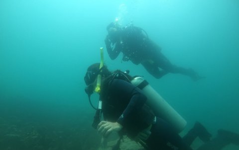 Para Cristina no hay límites. Hace de todo. Desde remar y hacer canotaje hasta bucear.