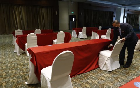 La realización de eventos tenían una participación importante en la facturación, pero los aforos impuestos por el COE y la falta de demanda hacen que que este servicio esté casi paralizado.