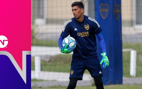 Fabián Andrada, arquero de Boca, dio positivo en la prueba de COVID-19.