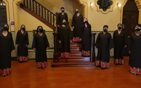 El coro de mujeres de la Universidad de Guayaquil ha realizado varias grabaciones.