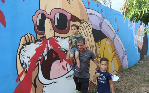 Antes y durante la pandemia, el bosque de la Pradera 3 ha sido visitado por las familias como punto de encuentro.