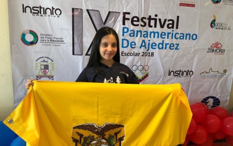 Amelí ha representado a Ecuador internacionalmente.