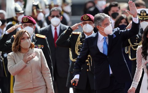 Los ojos estaban puestos en la primera dama, la cual lució impecable.
