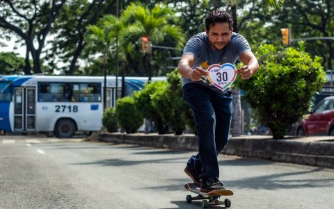 Masa Crítica. Una imagen de la campaña que se promueve en Guayaquil y que nació en las Naciones Unidas.