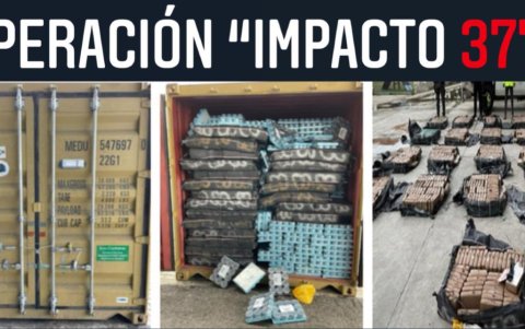 El pasado 21 de mayo de 2021, la Policía decomisó 4.6 toneladas de clorhidrato de cocaína en tres contenedores que estaban en el Puerto Marítimo de Guayaquil.