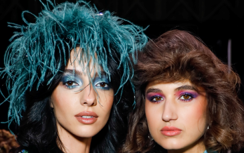 Modelos que desfilaron en la pasarela de la diseñadora Alice McCall.