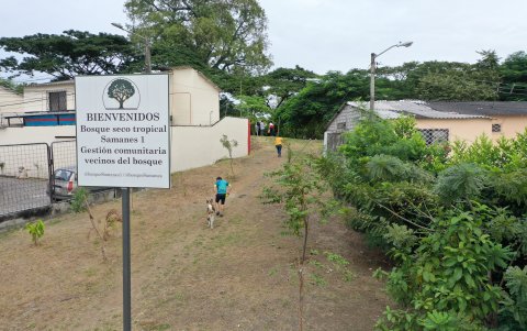 Acceso. La entrada que los vecinos limpiaron en diciembre de 2020.