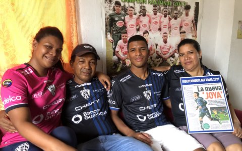 Pedro Vite compartió con su familia al pasar vacaciones en Babahoyo.