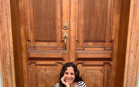 Verónica Coello, la autora de la novela.