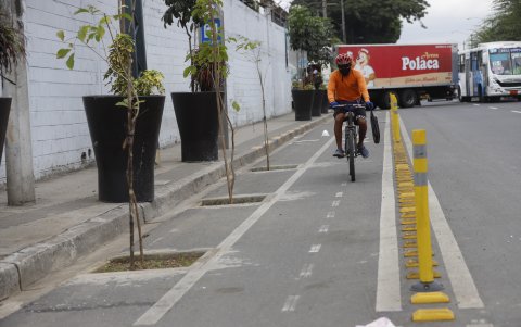 Estructura. La primera fase de la ciclovía lleva un avance de 95 %, afirma el Cabildo.