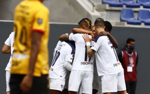 Liga derrotó a Bsc en la final de la Supercopa Ecuador 2021.