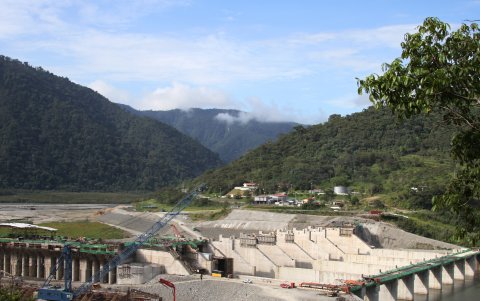 La central hidroeléctrica Coca Codo Sinclair en una foto de archivo.