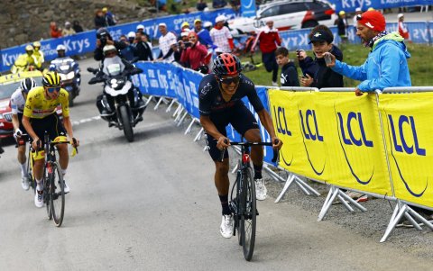 Richard Carapaz llega a los Olímpicos tras ser tercero en el Tour de Francia.
