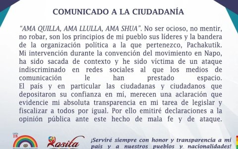 El anuncio fue divulgado en su cuenta de Twitter.